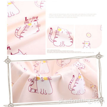 Cotton Single Jersey Kid Design Print Cotton Fabric